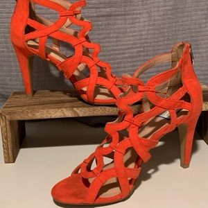 Pretty ankle high heels